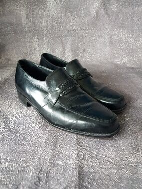 Florsheim Classic Black Leather Penny Loafers 23258